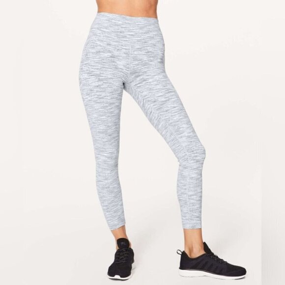 Lululemon Wunder Under Hi-Rise Tight Wee Are From Space Ice Grey Alpine size 2 - Picture 9 of 9